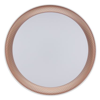 Brilliant - LED-dimbare plafondlamp WALDO LED/24W/230V 3000-6500K Ø 38,5 cm wit/roségoud + afstandsbediening
