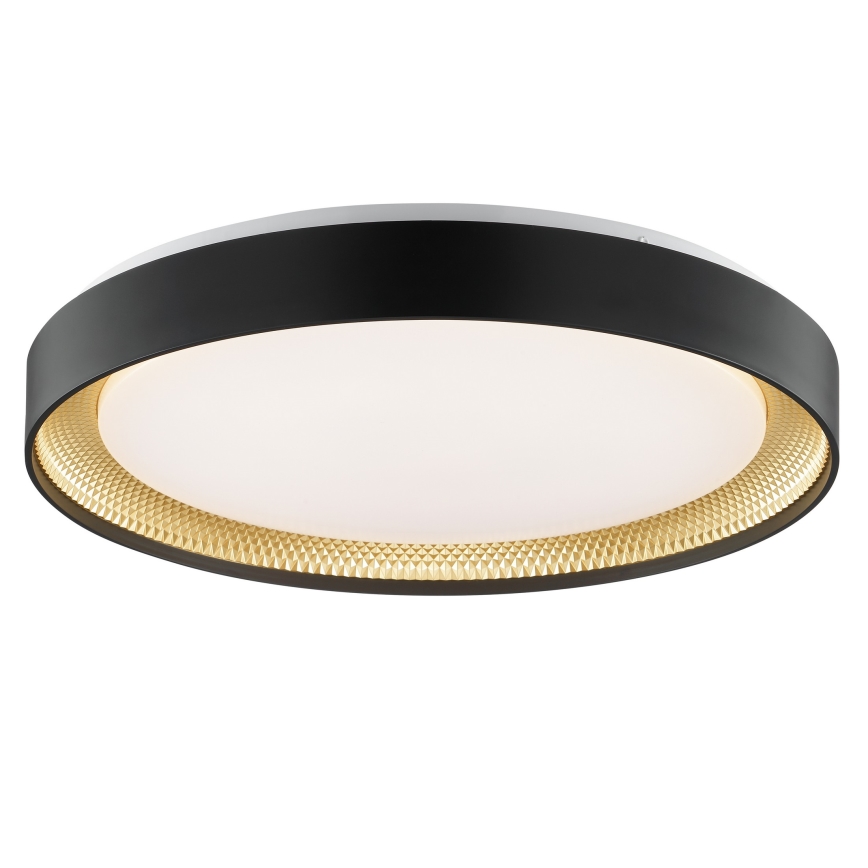 Brilliant - Dimbare LED-plafondlamp WALDO LED/36W/230V 3000-6500K Ø 48,5 cm zwart/goud + afstandsbediening