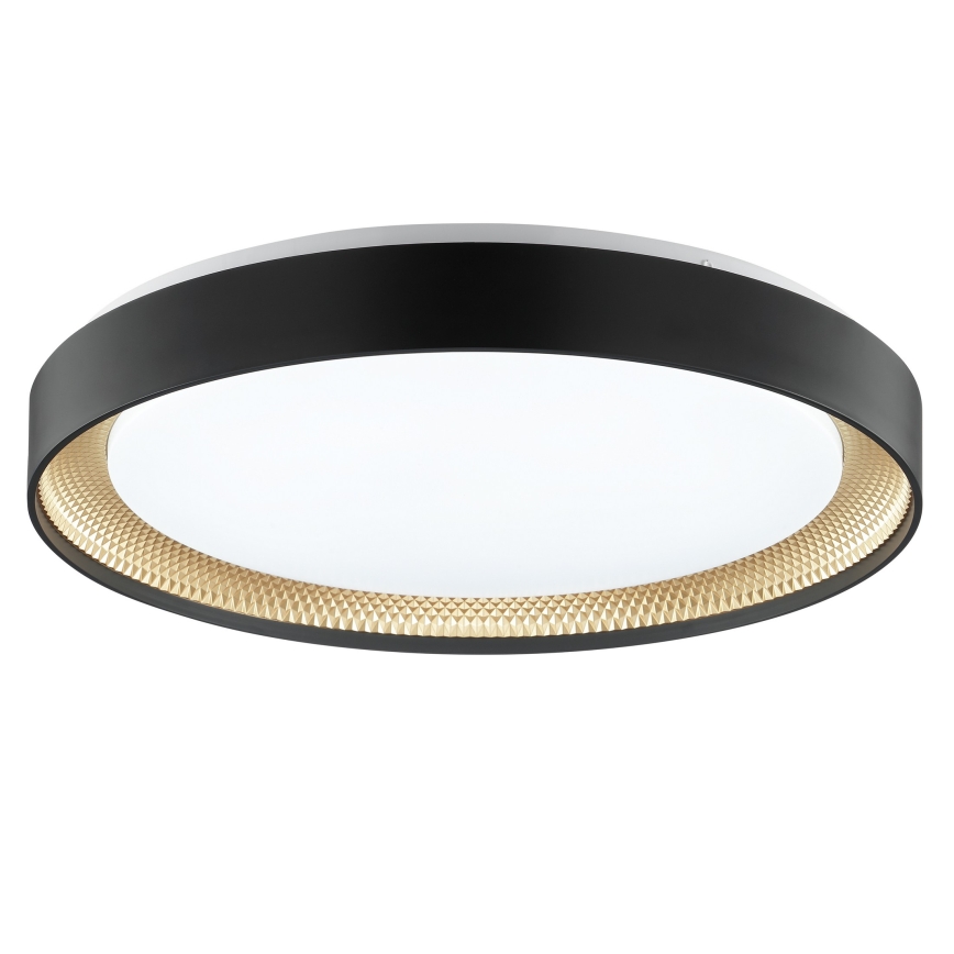 Brilliant - Dimbare LED-plafondlamp WALDO LED/36W/230V 3000-6500K Ø 48,5 cm zwart/goud + afstandsbediening