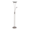 Brilliant - LED-dimbare vloerlamp FINN 2xLED/13W/230V mat chroom