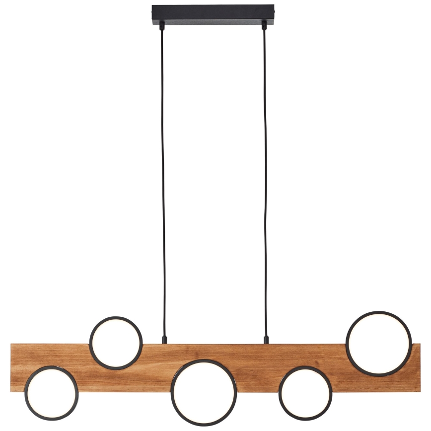 Brilliant - LED Hanglamp aan een koord CHEESY LED/34W/230V grenen - FSC gecertificeerd