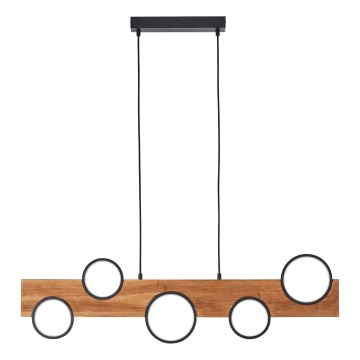 Brilliant - LED Hanglamp aan een koord CHEESY LED/34W/230V grenen - FSC gecertificeerd