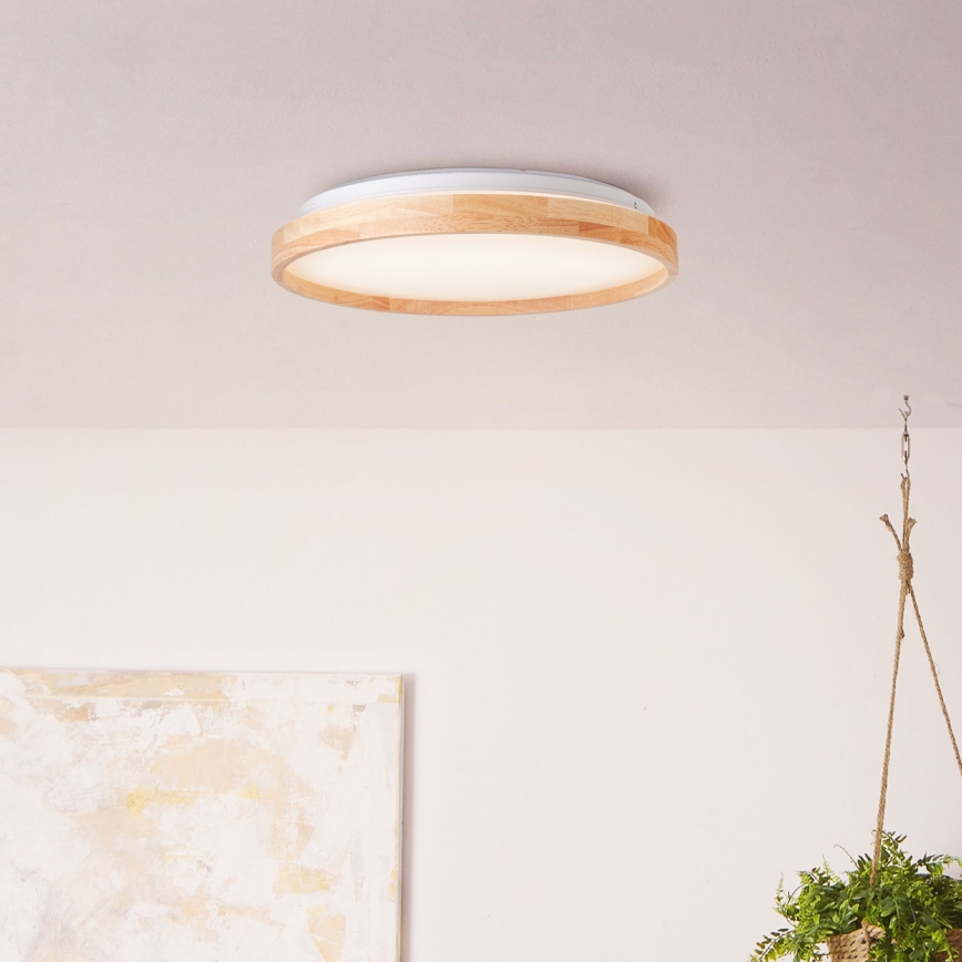 Brilliant - LED plafondlamp ALSON LED/26W/230V 3000/4500K diameter 39,5 cm rubber vijg