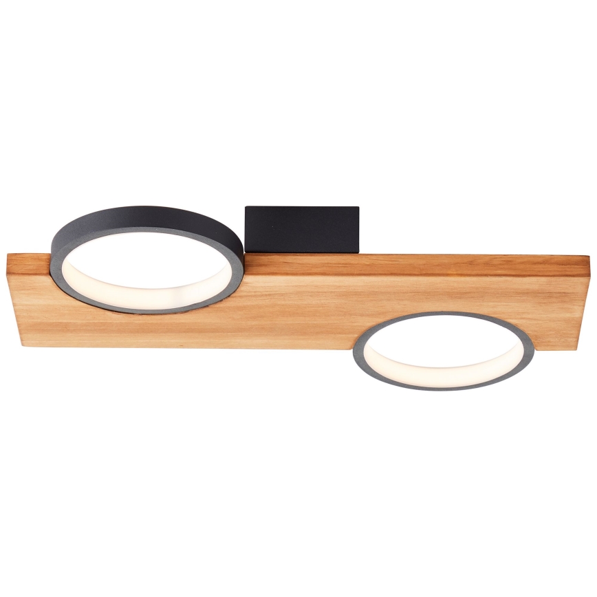 Brilliant - LED Plafondlamp CHEESY LED/14W/230V grenen - FSC gecertificeerd