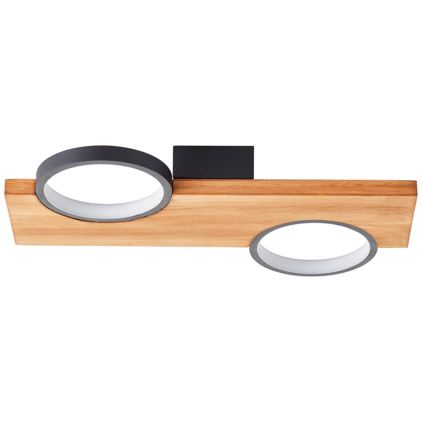 Brilliant - LED Plafondlamp CHEESY LED/14W/230V grenen - FSC gecertificeerd