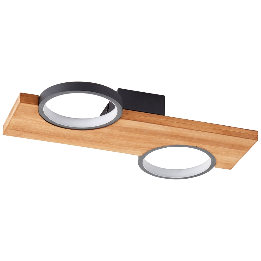 Brilliant - LED Plafondlamp CHEESY LED/14W/230V grenen - FSC gecertificeerd
