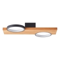 Brilliant - LED plafondlamp CHEESY LED/14W/230V grenen