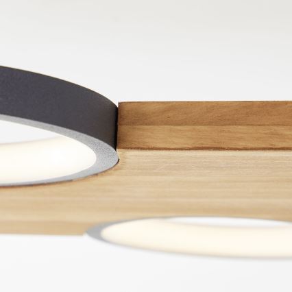 Brilliant - LED plafondlamp CHEESY LED/28W/230V grenen
