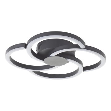 Brilliant - LED Plafondlamp FICO LED/22W/230V diameter 34 cm zwart