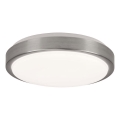 Brilliant - LED Plafondlamp LIVIUS LED/18W/230V diameter 28 cm 3000K mat chroom