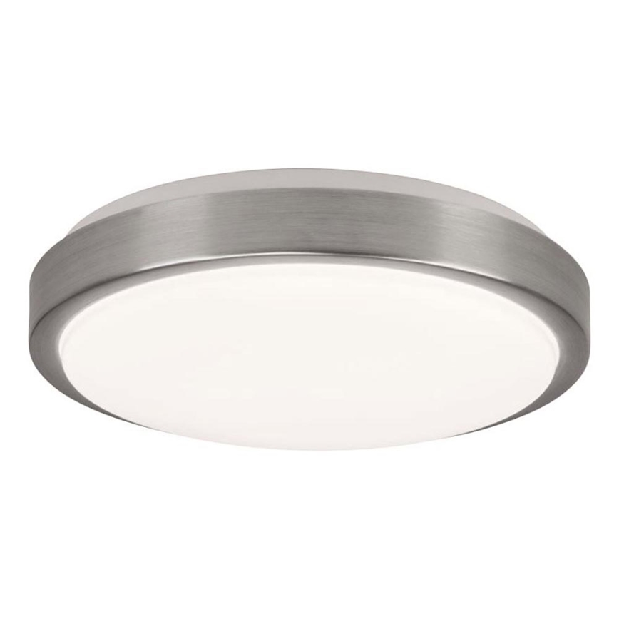 Brilliant - LED Plafondlamp LIVIUS LED/18W/230V diameter 28 cm 3000K mat chroom