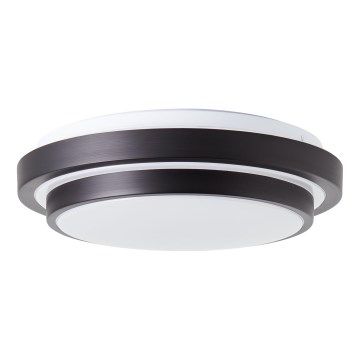 Brilliant - LED Plafondlamp MALMÖ LED/12W/230V 3000K diameter 34,5 cm zwart