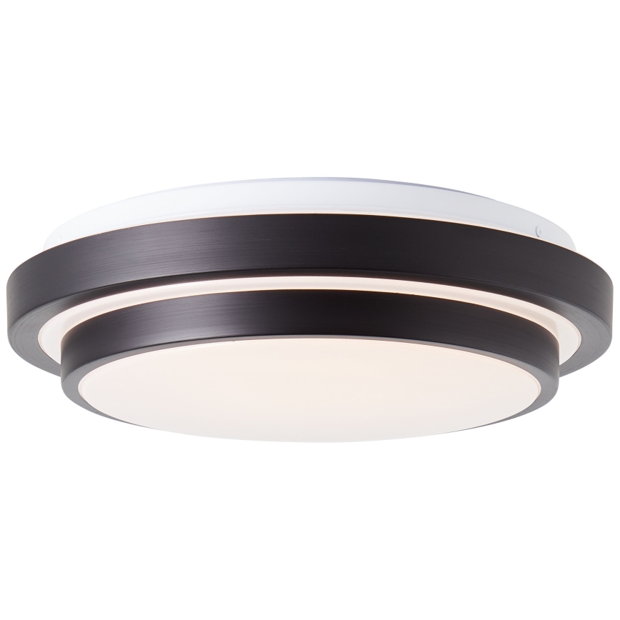 Brilliant - LED Plafondlamp MALMÖ LED/12W/230V 3000K diameter 34,5 cm zwart