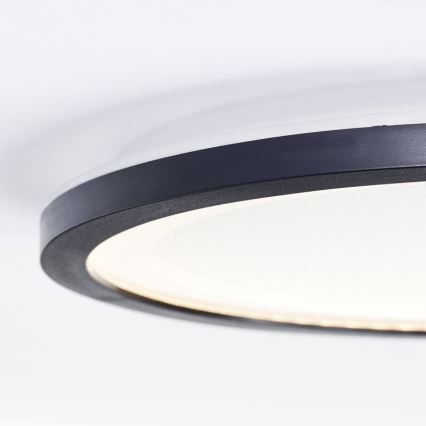 Brilliant - LED Plafondlamp MOSAKO LED/16W/230V 3000K diameter 25 cm zwart