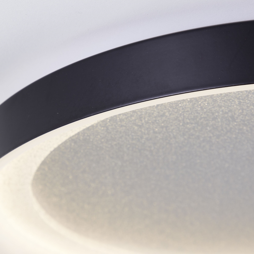 Brilliant - LED Plafondlamp QUITO LED/24W/230V 3000K diameter 33 cm zwart