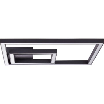 Brilliant - LED Plafondlamp QUON LED/24W/230V 3000K 40x40 cm zwart