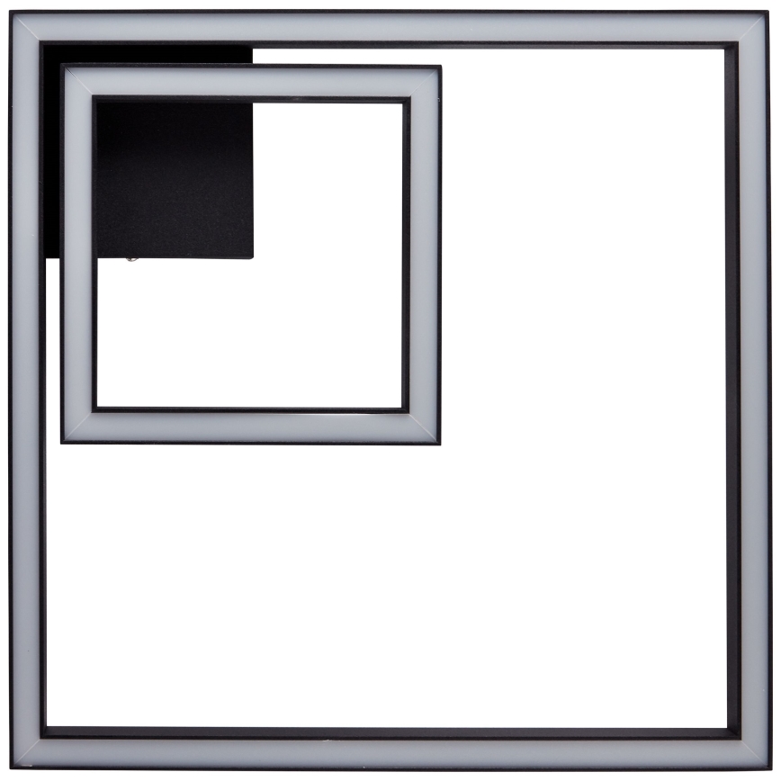 Brilliant - LED Plafondlamp QUON LED/24W/230V 3000K 40x40 cm zwart