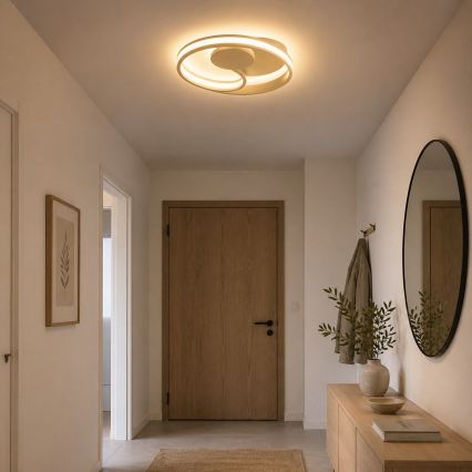 Brilliant - LED plafondlamp REVOLA LED/33W/230V 3000/4000/6500K pr. 40 cm beige