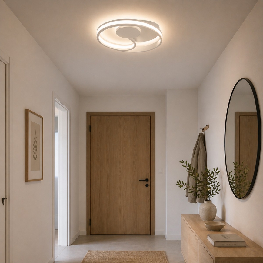Brilliant - LED plafondlamp REVOLA LED/33W/230V 3000/4000/6500K Ø 40 cm wit