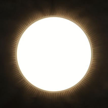 Brilliant - LED-plafondlamp SOLISTRA LED/36W/230V Ø 54 cm beige