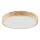 Brilliant - LED-plafondlamp voor badkamer MOREEN LED/18W/230V 2700/4000/6500K Ø 34 cm IP44 rubberhout