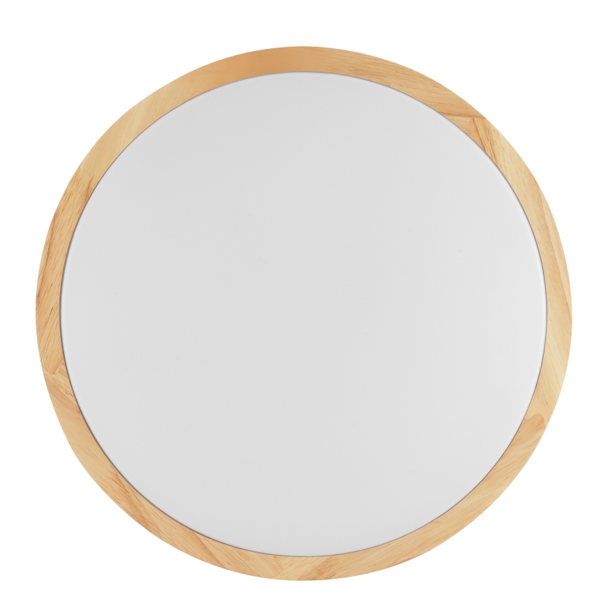 Brilliant - LED-plafondlamp voor badkamer MOREEN LED/18W/230V 2700/4000/6500K Ø 34 cm IP44 rubberhout