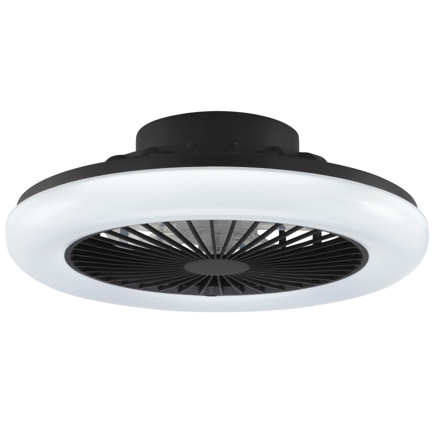 Brilliant - Plafonnier LED dimmable avec ventilateur MONTERO LED/20W/230V 2700-6500K Ø 42 cm noir + télécommande