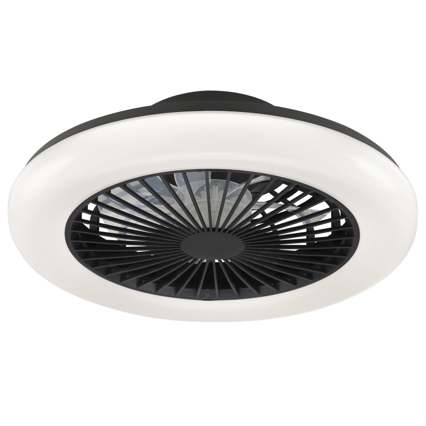 Brilliant - Plafonnier LED dimmable avec ventilateur MONTERO LED/20W/230V 2700-6500K Ø 42 cm noir + télécommande
