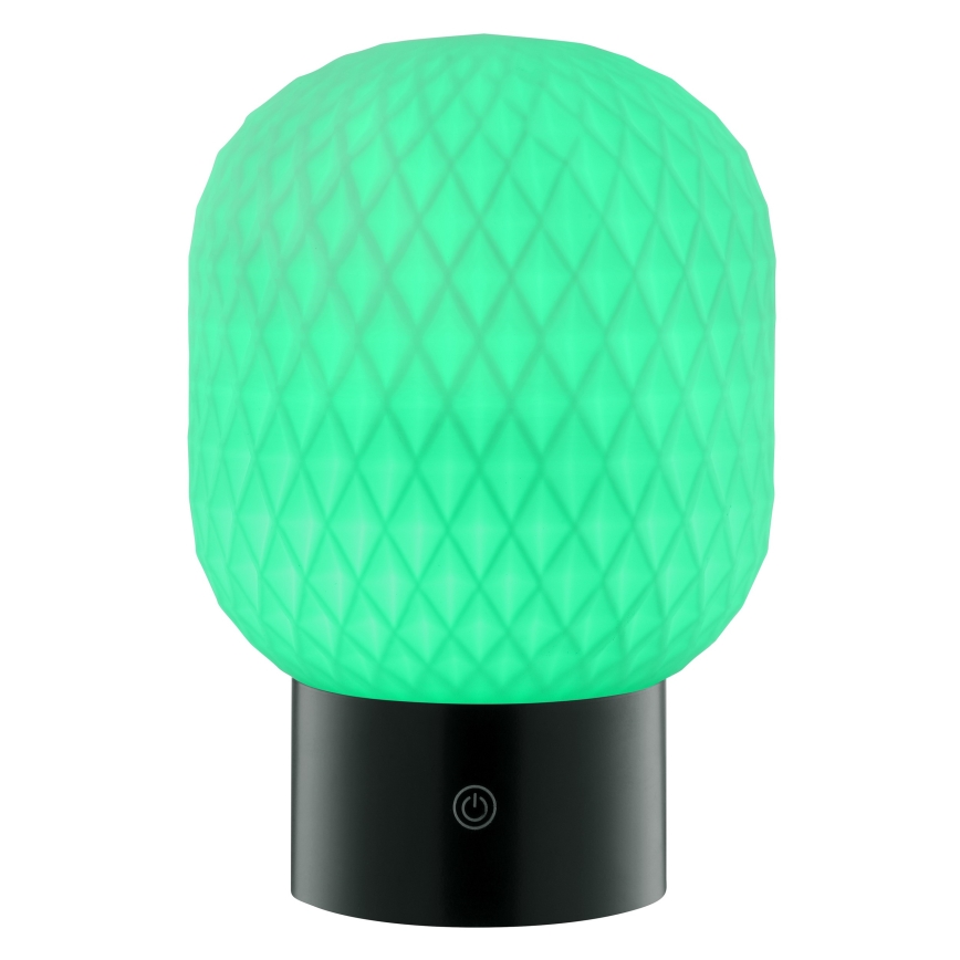 Brilliant - LED RGBW dimbare oplaadbare tafellamp voor buiten met aanraakbediening SARASTRO LED/3W/5V 2700K 1800 mAh IP44 wit