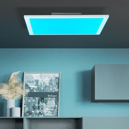 Brilliant - LED RGBW Dimbare plafondlamp ABIE LED/24W/230V 2700-6500K + afstandsbediening