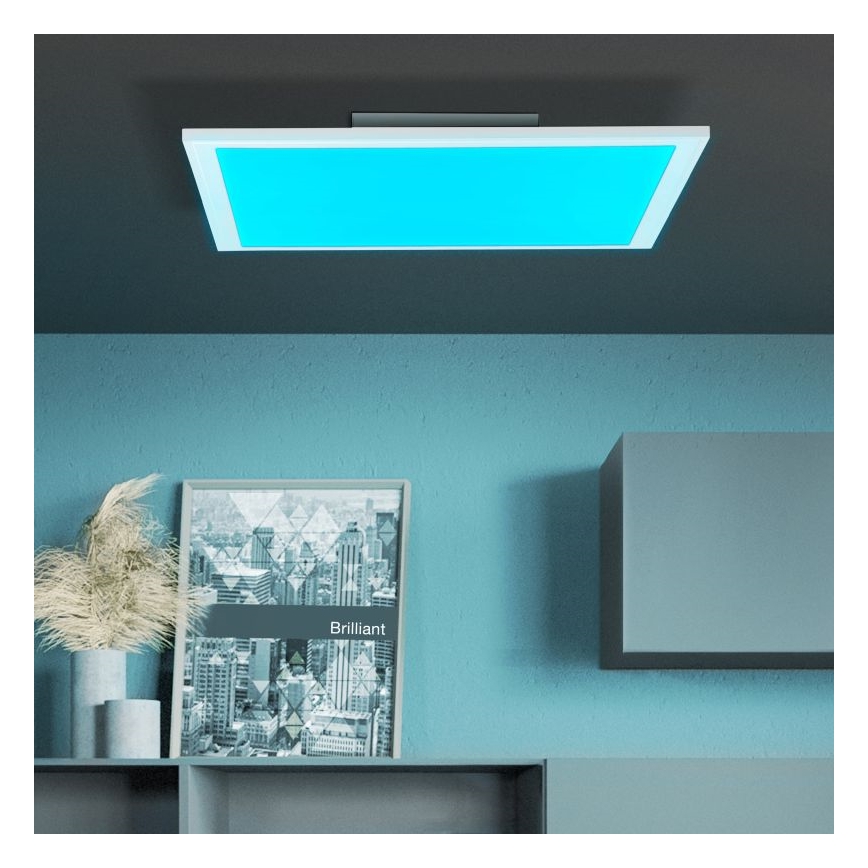 Brilliant - LED RGBW Dimbare plafondlamp ABIE LED/24W/230V 2700-6500K + afstandsbediening