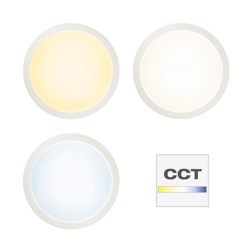 Brilliant - LED RGBW Dimbare plafondlamp ABIE LED/24W/230V 2700-6500K + afstandsbediening