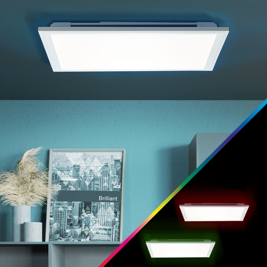 Brilliant - LED RGBW Dimbare plafondlamp ALLIE LED/24W/230V 2700-6500K + afstandsbediening