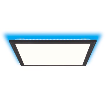 Brilliant - LED RGBW Dimbare plafondlamp ALLIE LED/24W/230V 2700-6500K zwart + afstandsbediening