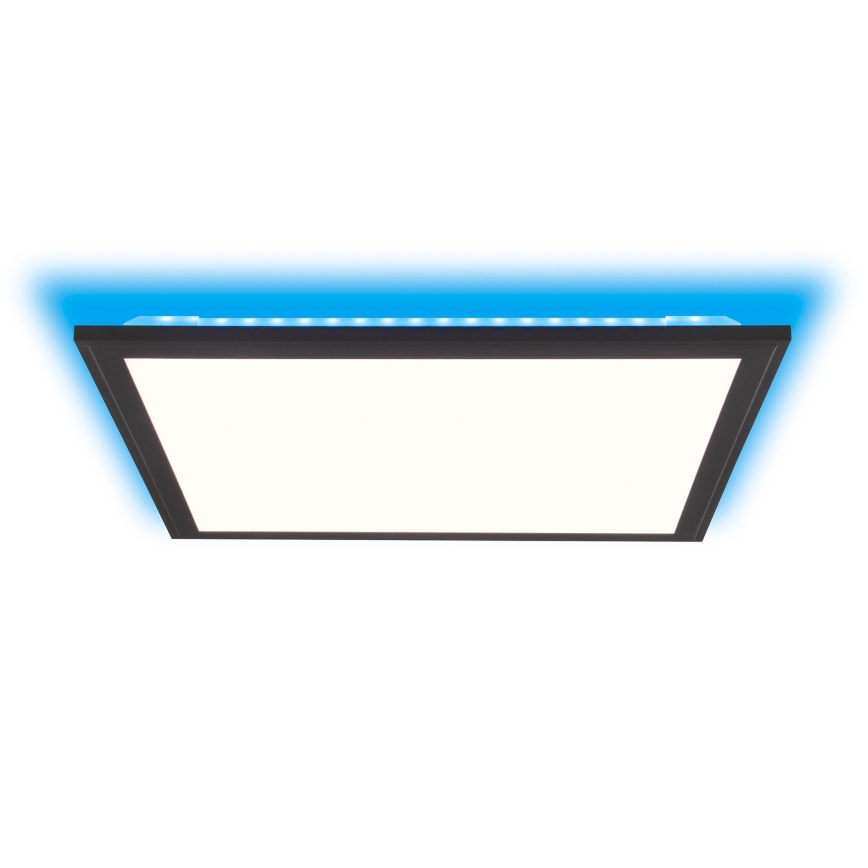 Brilliant - LED RGBW Dimbare plafondlamp ALLIE LED/24W/230V 2700-6500K zwart + afstandsbediening