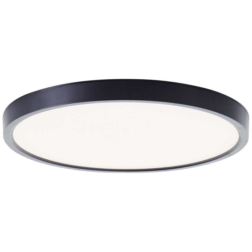Brilliant - LED RGBW Dimbare plafondlamp LOTTI LED/16W/230V 3000K diameter 30 cm zwart Wi-Fi Tuya + afstandsbediening