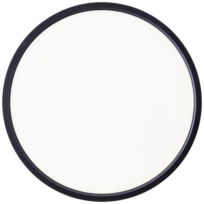 Brilliant - LED RGBW Dimbare plafondlamp LOTTI LED/16W/230V 3000K diameter 30 cm zwart Wi-Fi Tuya + afstandsbediening