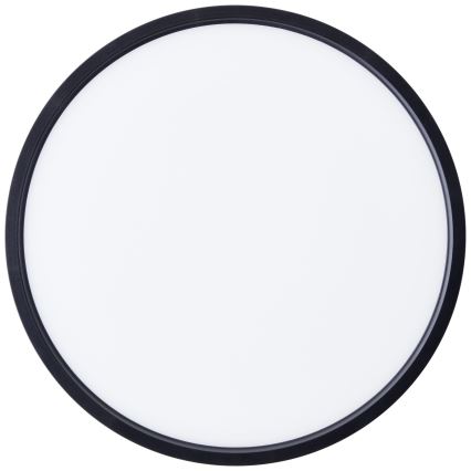 Brilliant - LED RGBW Dimbare plafondlamp LOTTI LED/16W/230V 3000K diameter 30 cm zwart Wi-Fi Tuya + afstandsbediening