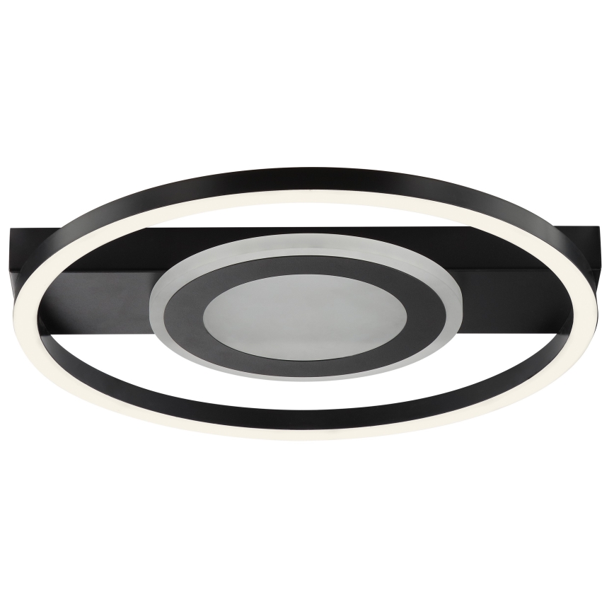 Brilliant - Dimbare LED RGBW-plafondlamp MAUREEN LED/20W/230V 3000-6500K zwart + afstandsbediening