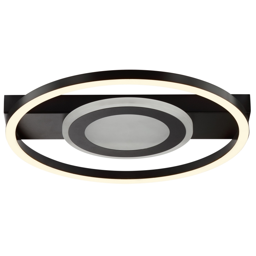 Brilliant - Dimbare LED RGBW-plafondlamp MAUREEN LED/20W/230V 3000-6500K zwart + afstandsbediening