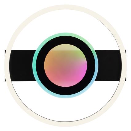 Brilliant - Dimbare LED RGBW-plafondlamp MAUREEN LED/20W/230V 3000-6500K zwart + afstandsbediening