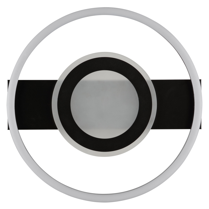 Brilliant - Dimbare LED RGBW-plafondlamp MAUREEN LED/20W/230V 3000-6500K zwart + afstandsbediening