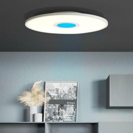 Brilliant - LED RGBW Dimbare plafondlamp ODELLA LED/24W/230V 2700-6500K + afstandsbediening