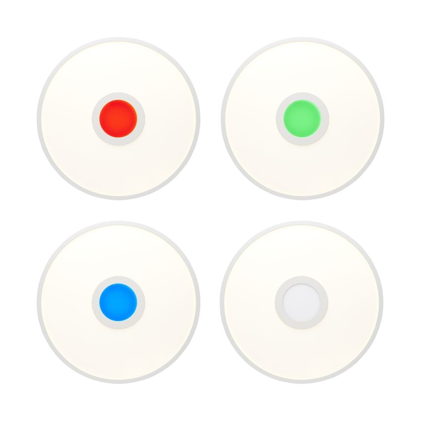 Brilliant - LED RGBW Dimbare plafondlamp ODELLA LED/24W/230V 2700-6500K + afstandsbediening