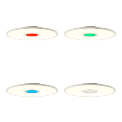 Brilliant - LED RGBW Dimbare plafondlamp ODELLA LED/24W/230V 2700-6500K + afstandsbediening