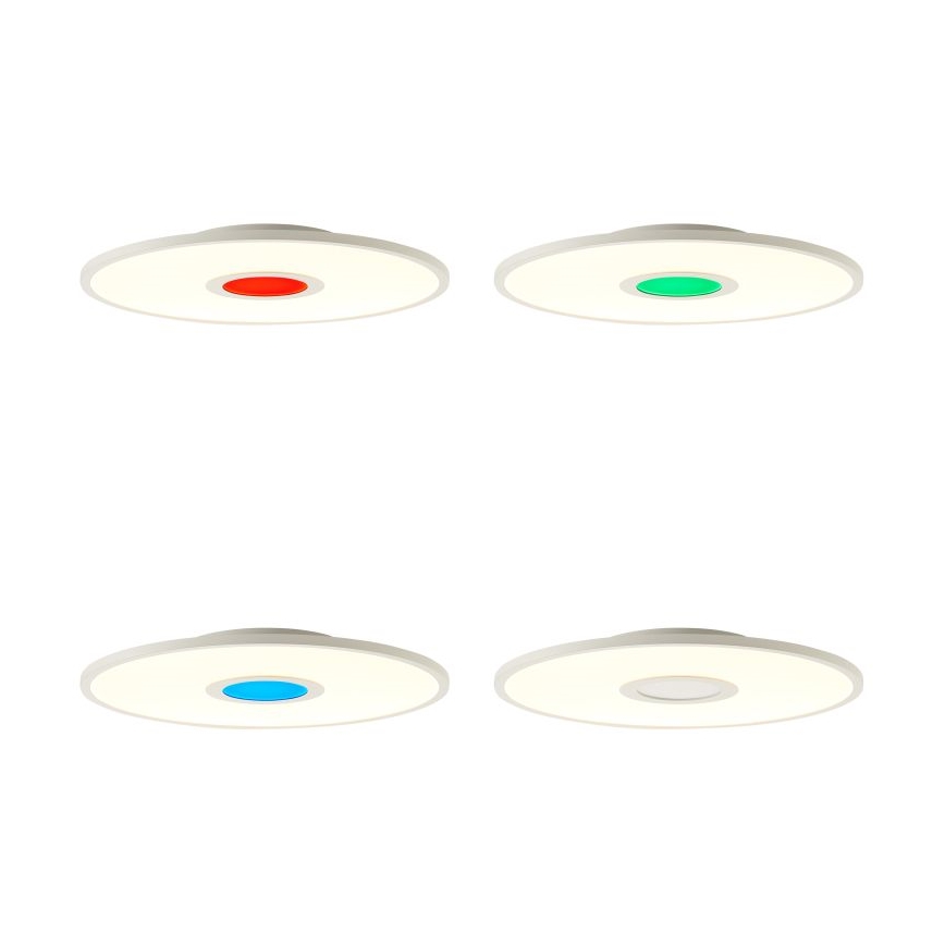 Brilliant - LED RGBW Dimbare plafondlamp ODELLA LED/24W/230V 2700-6500K + afstandsbediening