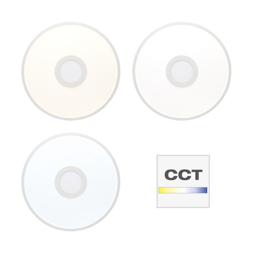 Brilliant - LED RGBW Dimbare plafondlamp ODELLA LED/24W/230V 2700-6500K + afstandsbediening
