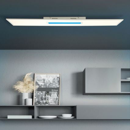 Brilliant - LED RGBW Dimbare plafondlamp ODELLA LED/37W/230V 2700-6500K + afstandsbediening