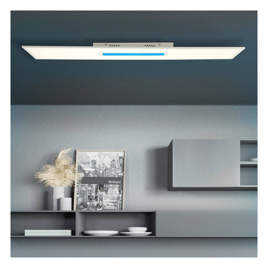 Brilliant - LED RGBW Dimbare plafondlamp ODELLA LED/37W/230V 2700-6500K + afstandsbediening
