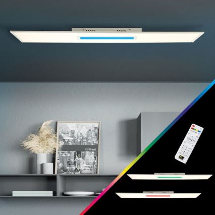Brilliant - LED RGBW Dimbare plafondlamp ODELLA LED/37W/230V 2700-6500K + afstandsbediening